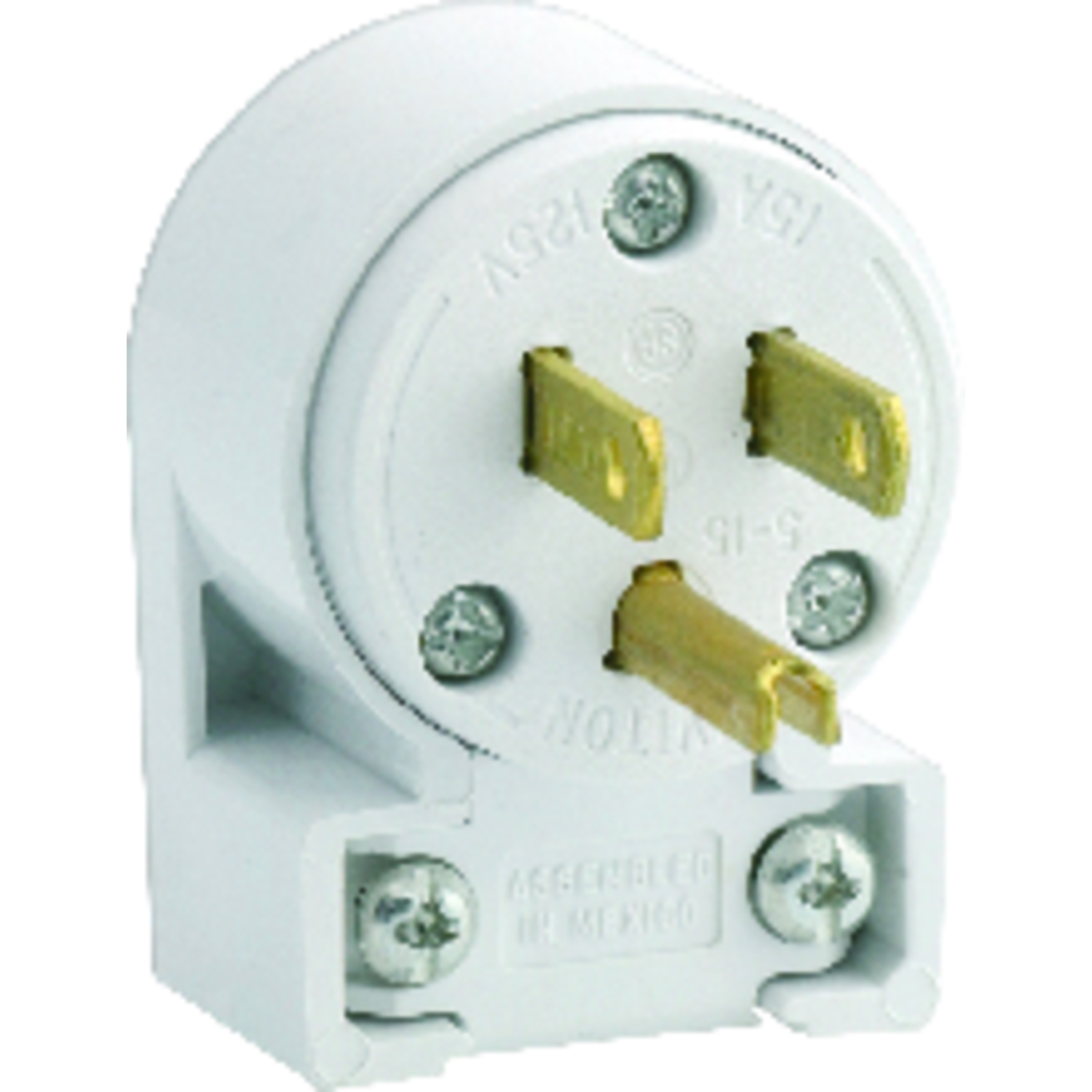 15a 125v 3-wire Commercial Grade Angle Cord Plug Model 020-515an-00w