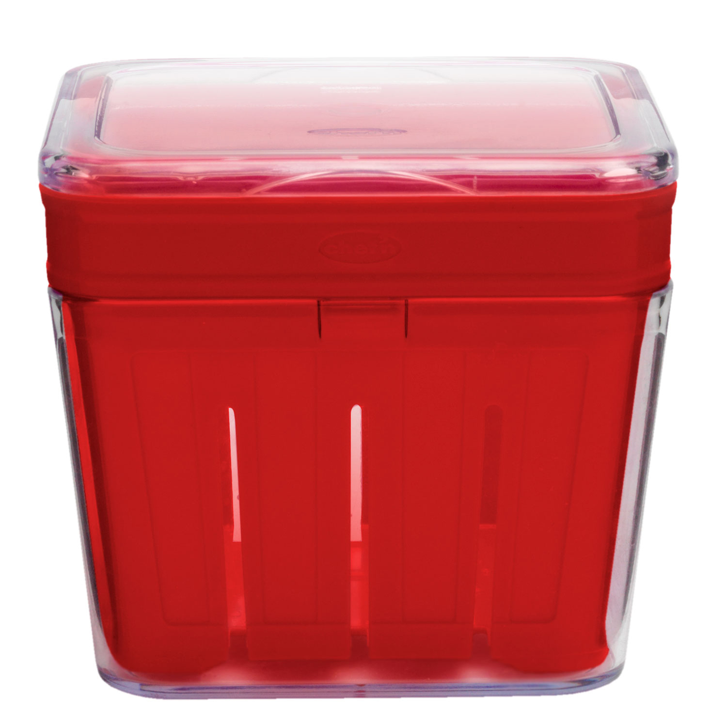 Chef'n Bramble Berry Basket and Colander, 1-Quart, Cherry