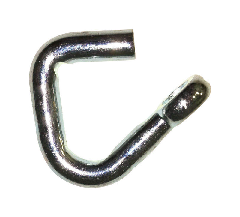 Baron Large Zinc-Plated Silver Steel 3/8 in. L Hook 1900 lb. 1 pk