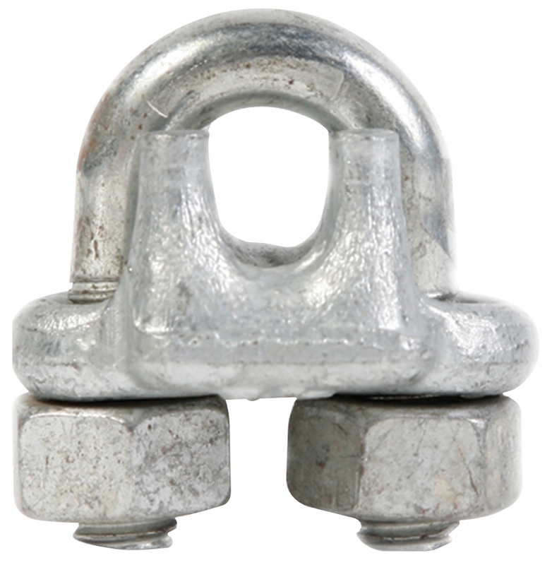 Electrogalvanized Stainless Steel Wire Rope Clip 3/8 In. Diameter