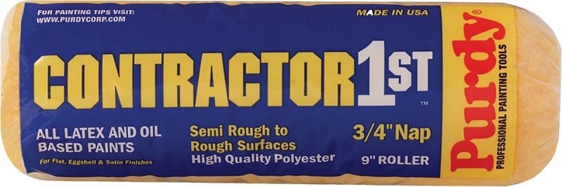 Purdy Contractor 1st 9 In. x 3/4 In. Knit Fabric Roller Cover