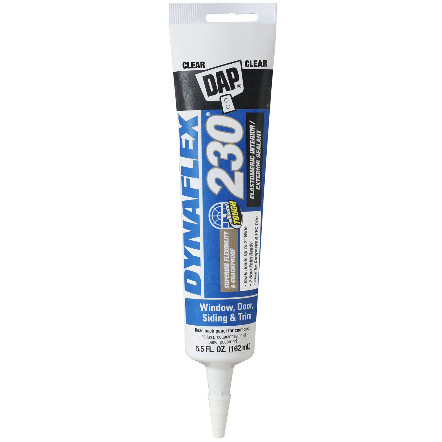 Dynaflex 230 Sealant, Clear, Indoor & Outdoor, 5.5-oz.