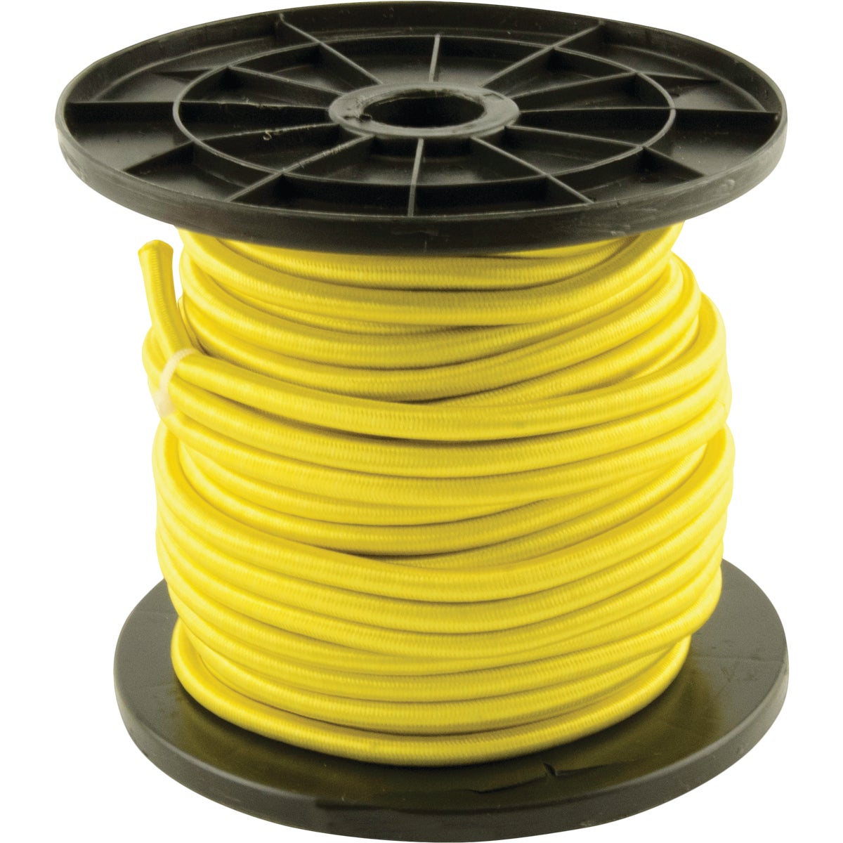 1/4" X 100' Yellow Bulk Bungee Cord - Durable Elastic Tie Down
