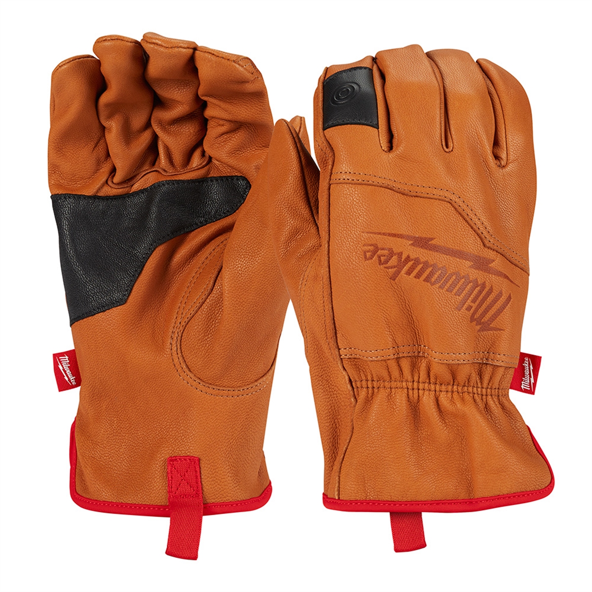 Men's Large Goatskin Leather Work Gloves With Smartswipe Technology