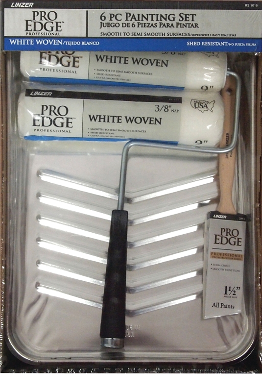 Products Roller/Tray Woven Wht 6Pc Set RS 1016