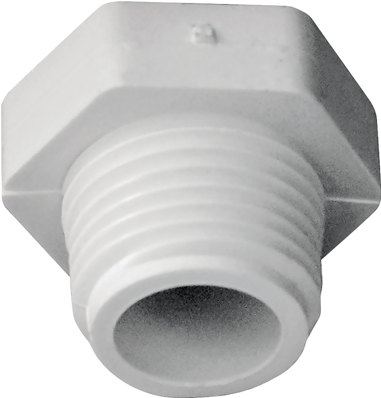 1/2-inch Diameter Pvc Schedule 40 Plug - Model 450005rmc