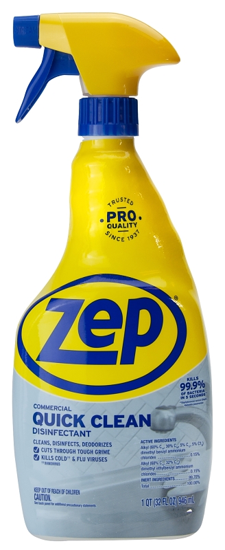 Zep Commercial 32 Oz. Quick Clean Disinfectant Cleaner