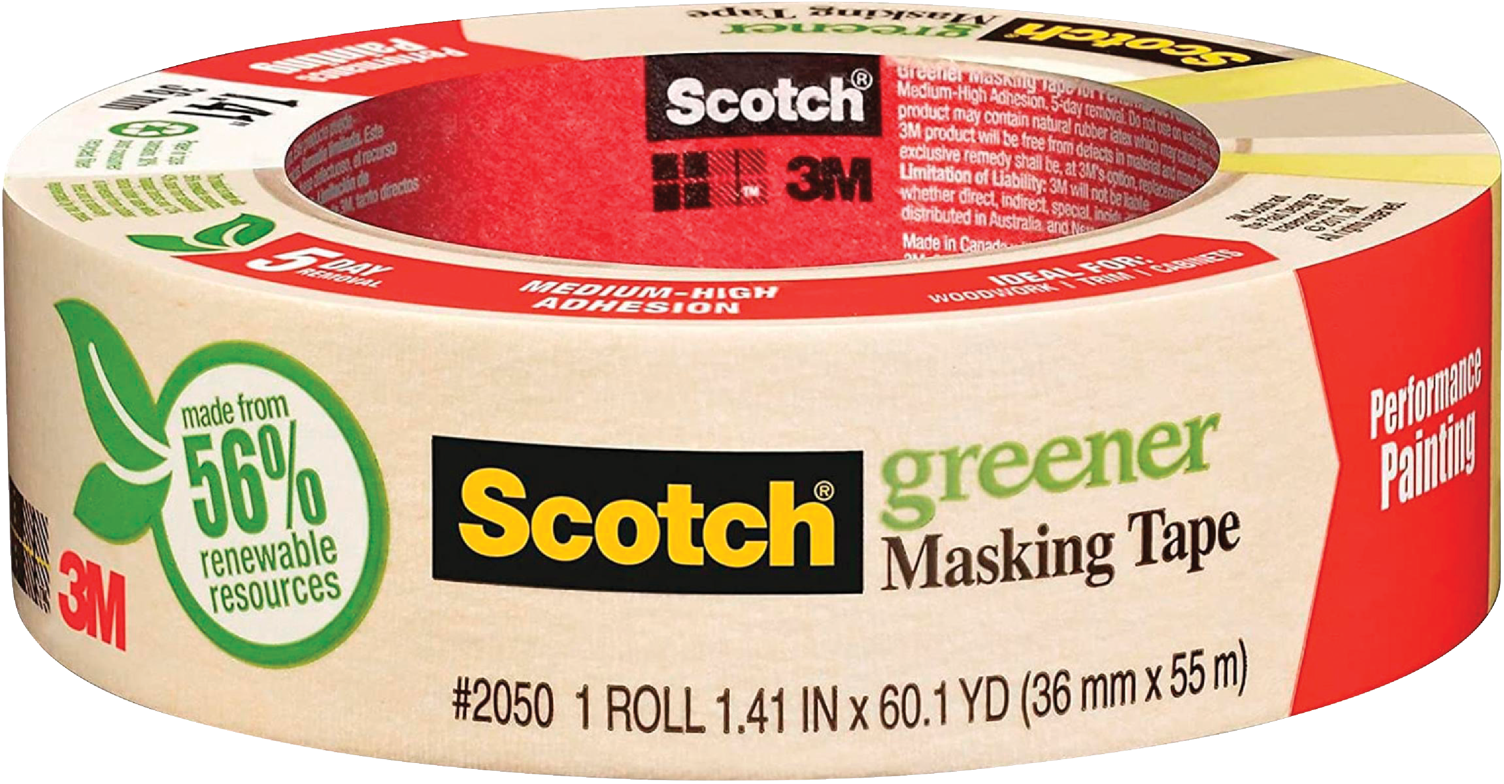 Scotch 1.41 x 60.1 Yd. General Purpose Painting Masking Tape