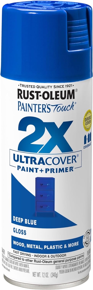 Painter's Touch 2x Ultra Cover 12 Oz. Gloss Deep Blue Spray Paint
