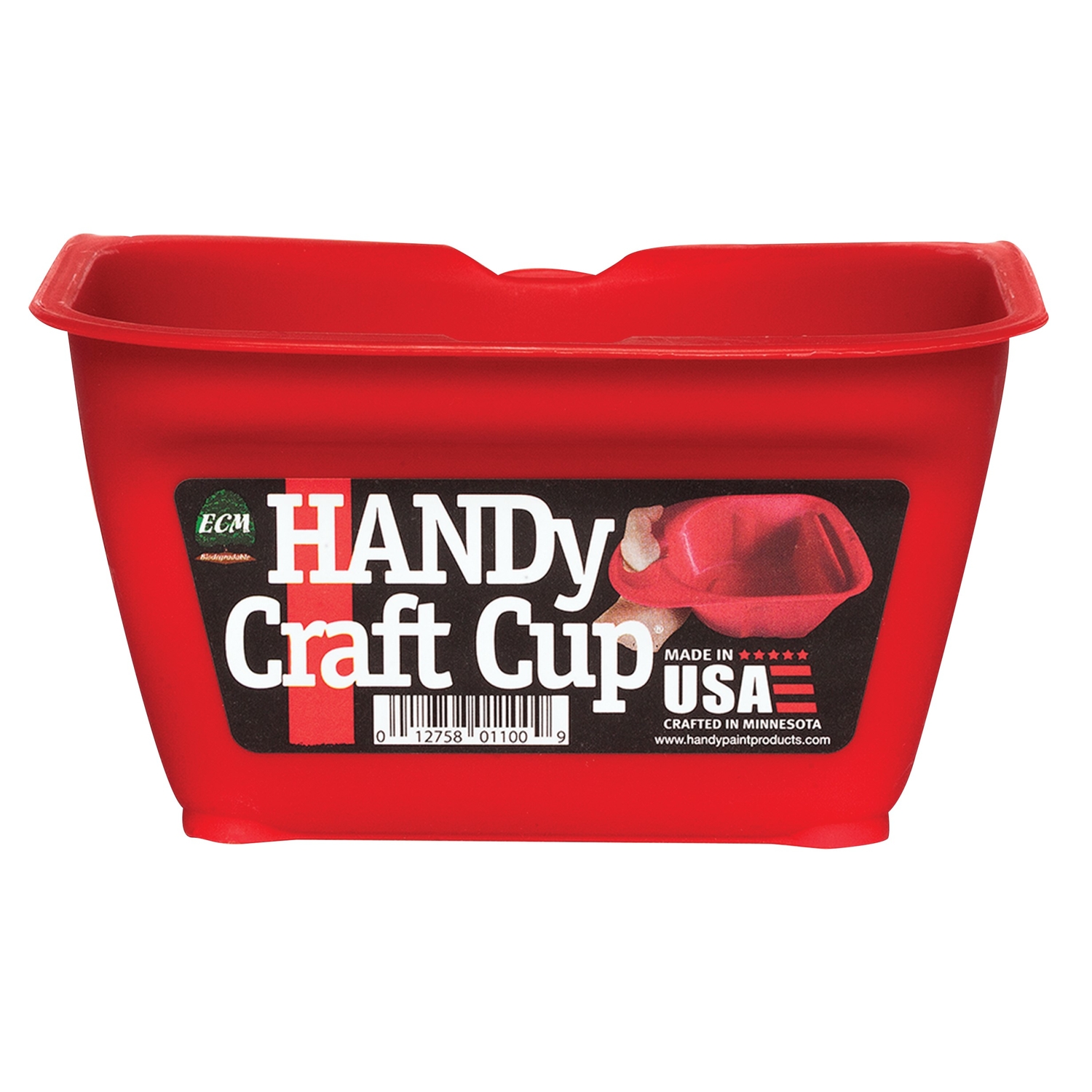 Handy Craft 1/2 Pt. Red Paint Cup