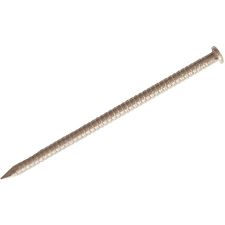 1 In. Light Brown Ring Shank Paneling Nails - 358 Count