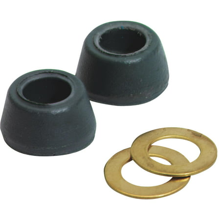 1/2 In. Or 7/16 In. Black Cone Faucet Washer With Friction Rings