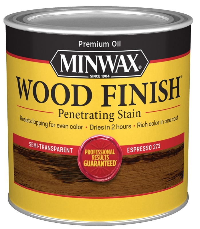 Wood Finish Penetrating Stain, Expresso, 1/2 Pt.