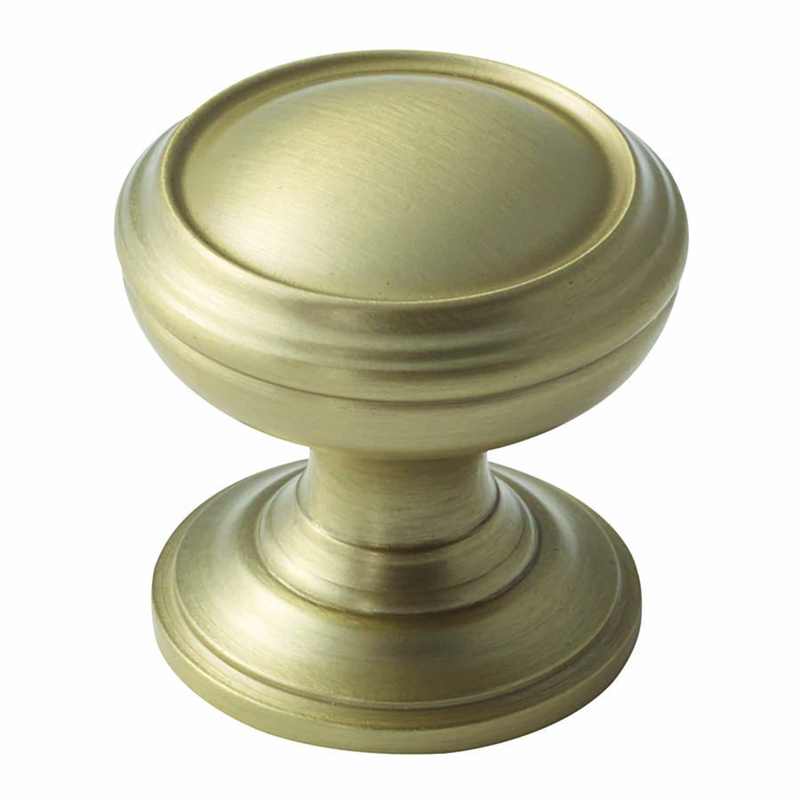 Amerock Revitalize Round Golden Champagne Cabinet Knob