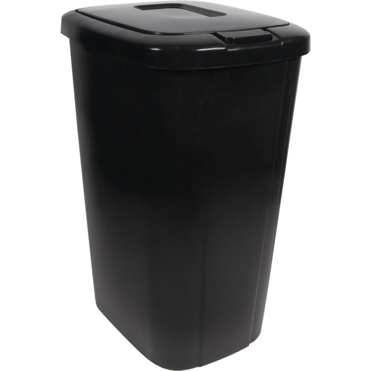 Hefty 13 Gal. Black Wastebasket with Lid