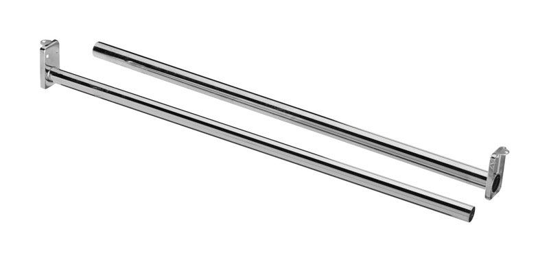 Adjustable Closet Rod, Chrome, 30 In. To 48 In., Model S840215