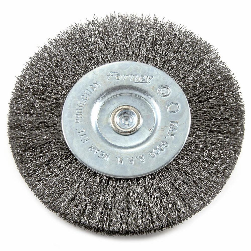 Crimped Wire Wheel, 4-In.