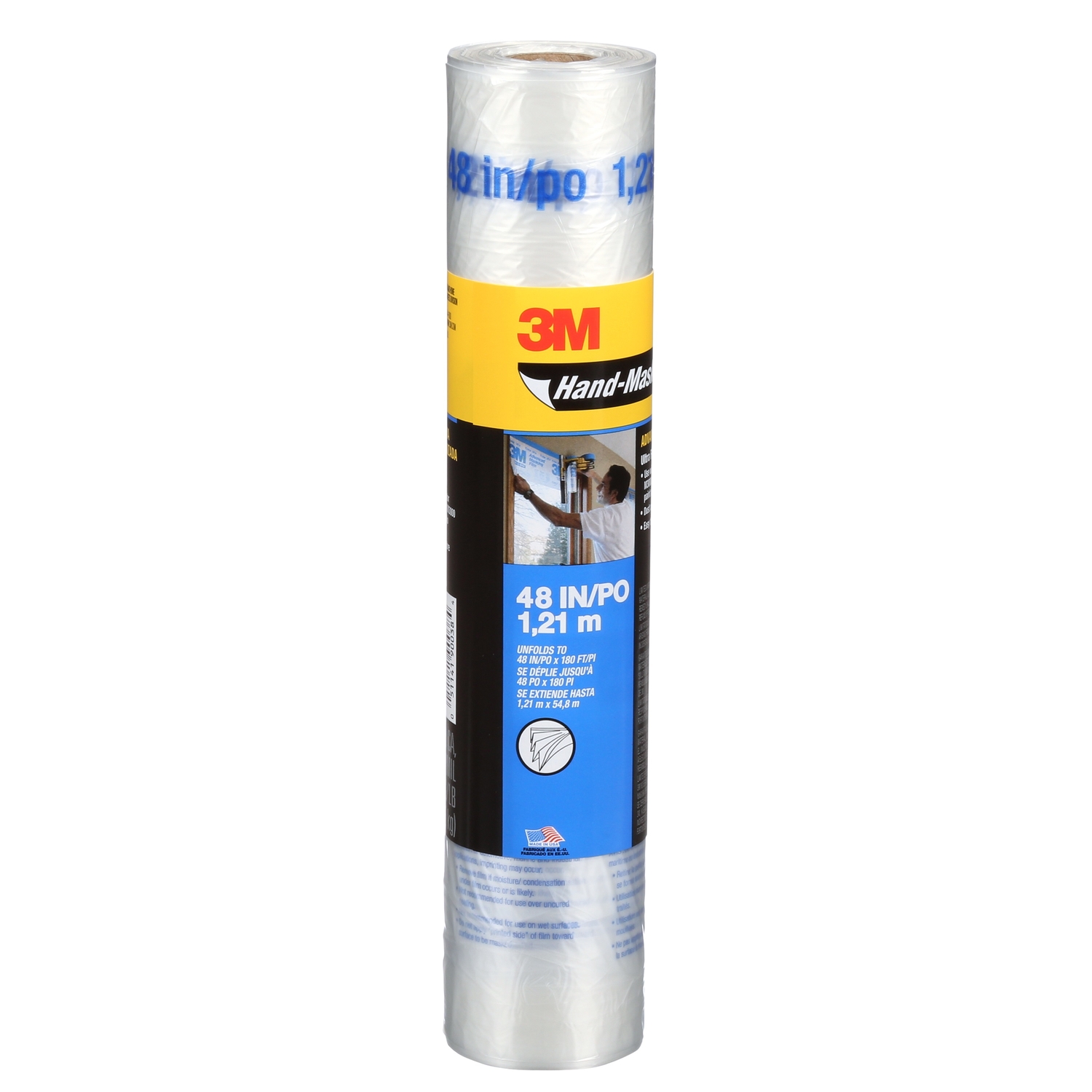 3M Hand-Masker 48 In. x 180 Ft. x 0.35 Mil. Advanced Masking Film