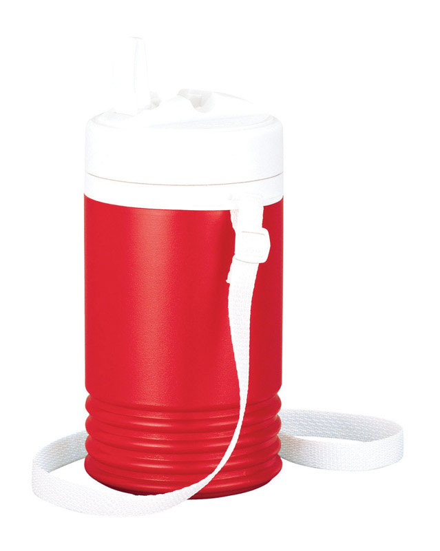 Legend 1 Quart Red Beverage Cooler With Carrying Strap, Model 4212