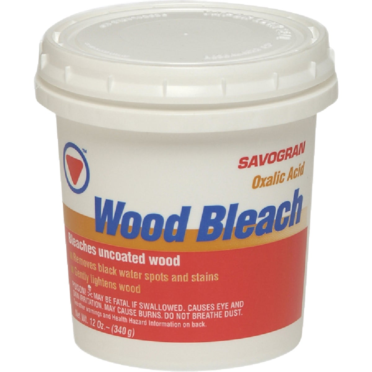 12 Oz. Wood Bleach - Effective Oxalic Acid Powder For Wood Staining