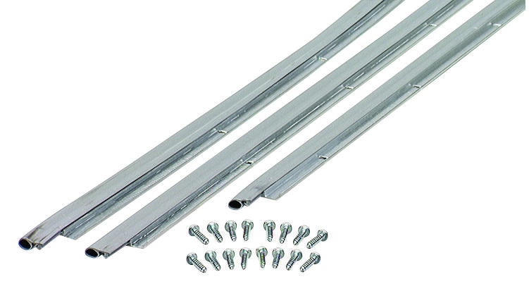36 In. X 7 Ft. Aluminum Door Jamb Weatherstrip With Fasteners