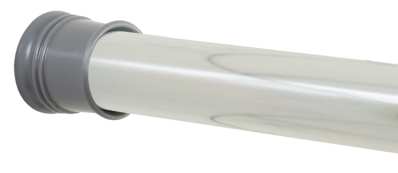 Shower Tension Rod, Adjustable, Chrome, 42 to 72-In.