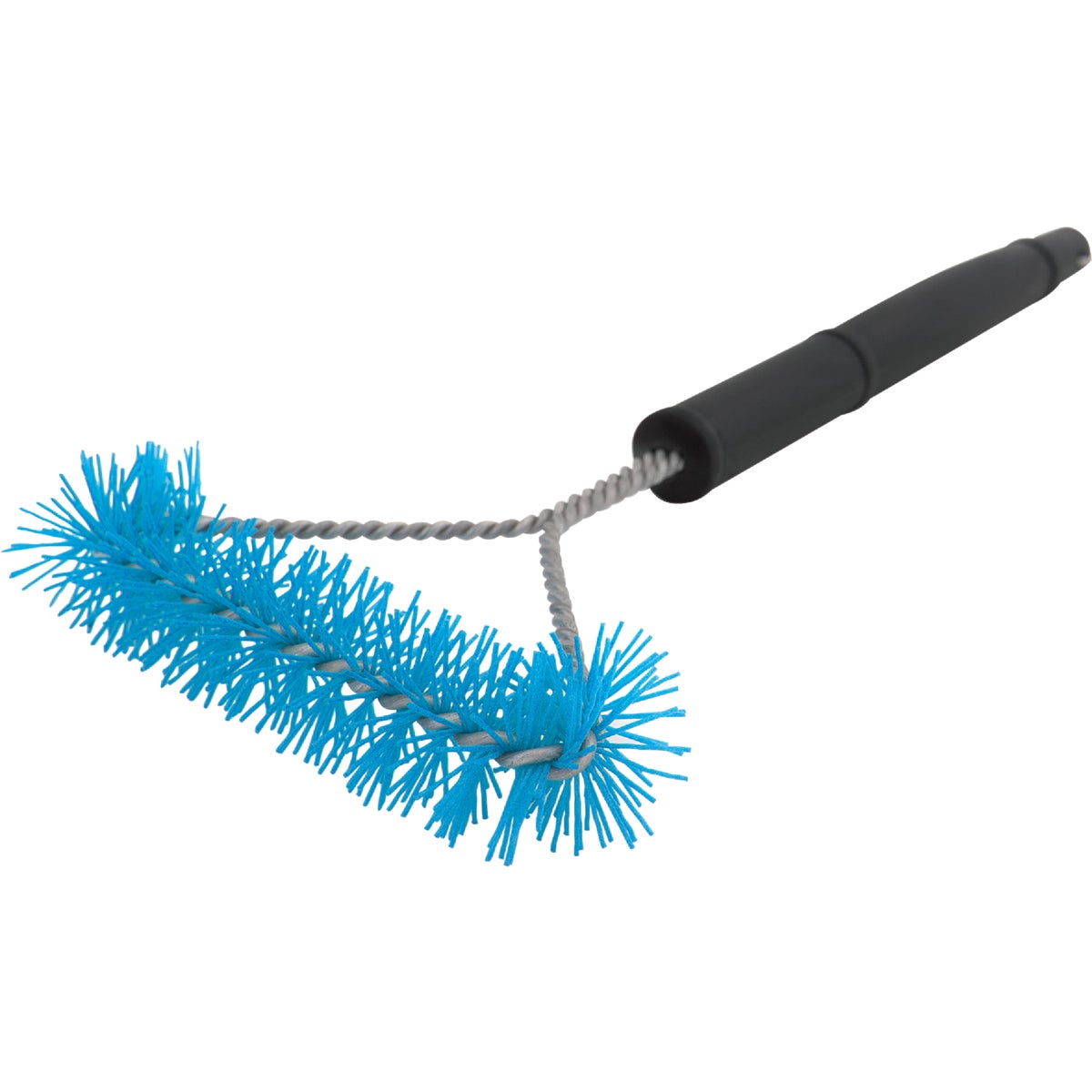17 Inch Nylon Bristles Grill Cleaning Brush With Triangular Head