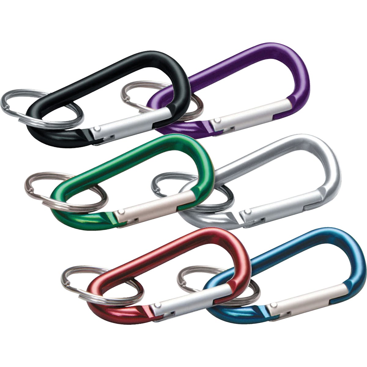 Assorted Colors 3-1/8 In. Large C-clip Key Ring Model 46101