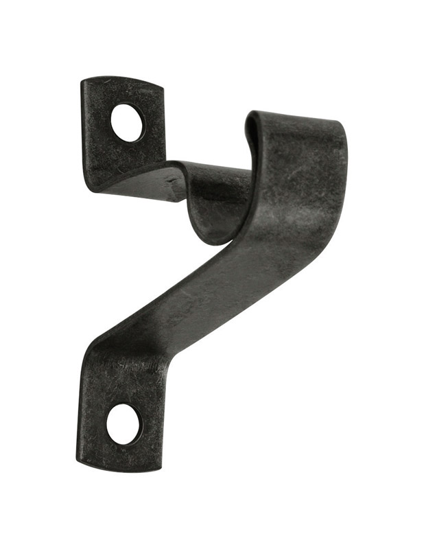 Kenney Black 7/16 In. Cafe Rod Bracket (2-Pack)