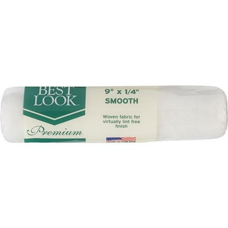 9 In. X 1/4 In. Woven Fabric Roller Cover For Smooth Finishes