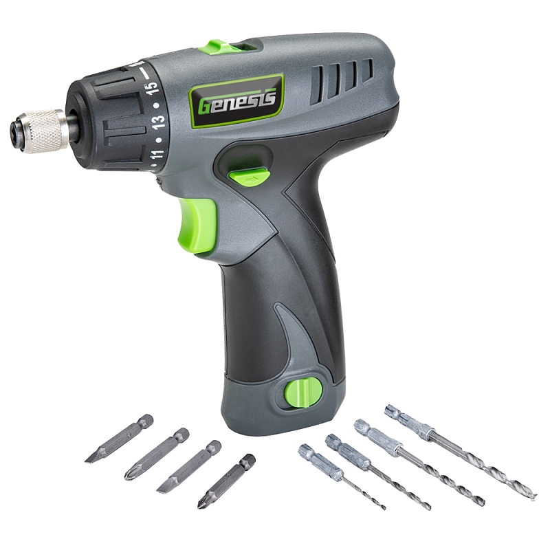 8-volt Lithium-ion 1/4 In. Hex 2-speed Cordless Screwdriver Kit With Led Light