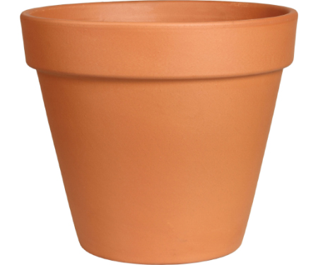Deroma 2.8 In. Red Terra Cotta Clay Standard Planter