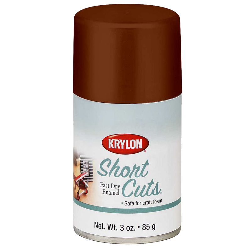 Short Cuts High-gloss Cinnamon Spray Paint 3 Ounces - Versatile Indoor Use