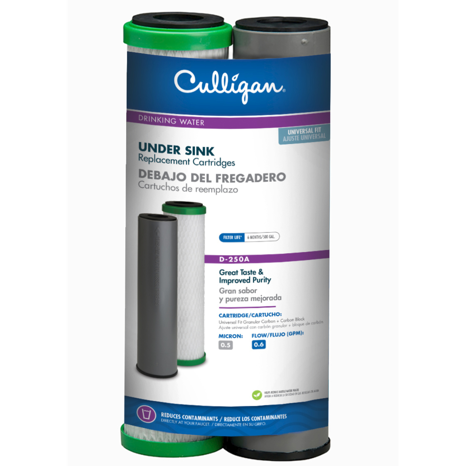 Culligan D-250A-D Under Sink Drinking Water Filter Cartridge