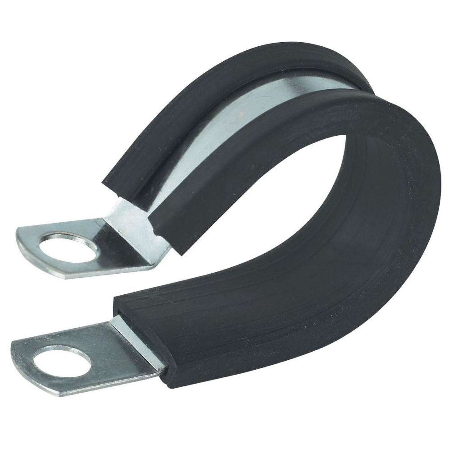 Gardner Bender 3/8 In. Steel with Rubber Insert Black Cable Clamp (2-Pack)