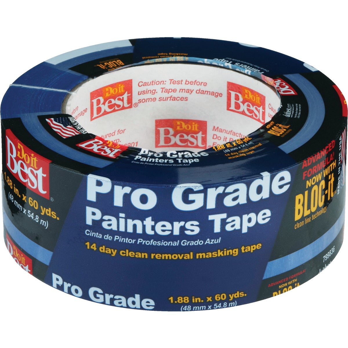 Pro Grade 1.88 In. X 60 Yd. Blue Painter's Masking Tape