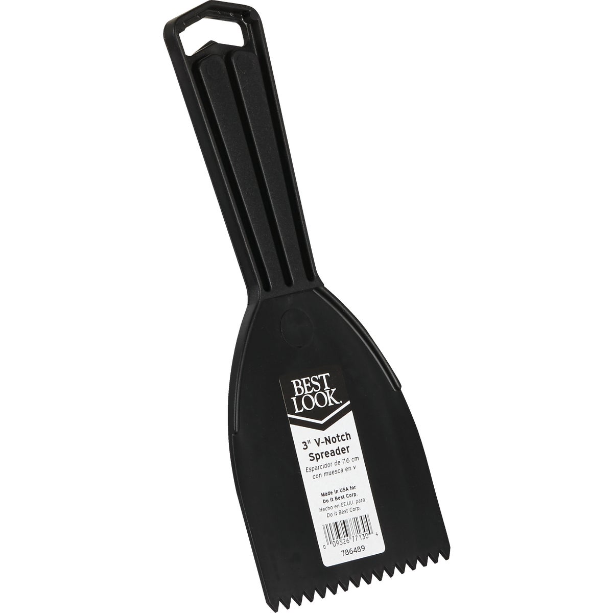 3 Inch V-notch Plastic Adhesive Spreader For Adhesives And Mastics