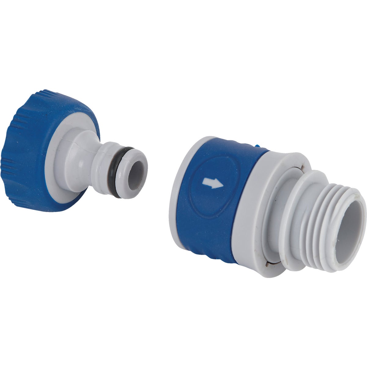 1 Male, 1 Female Poly Faucet Quick Connect Connector Set 503qc