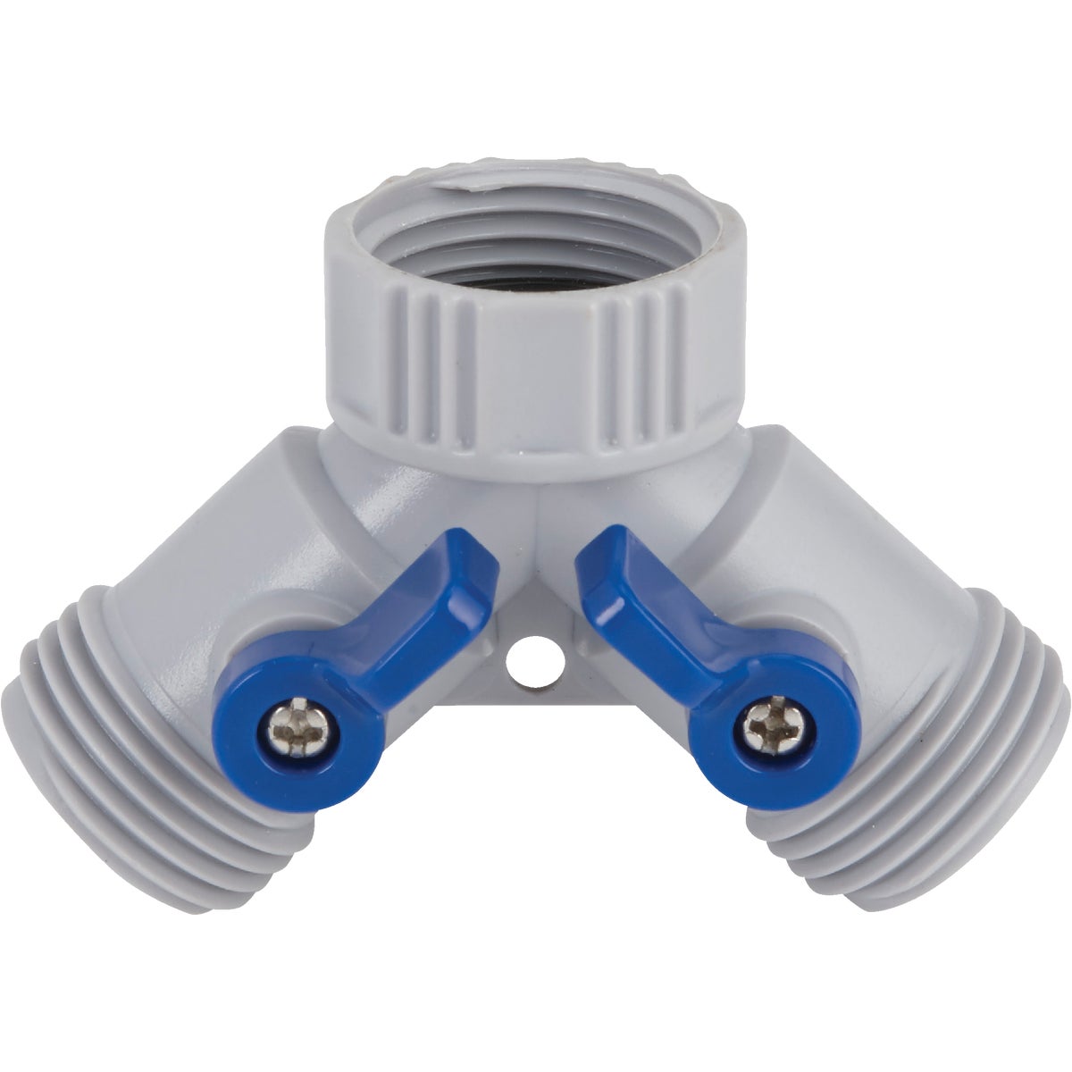 Poly Y-connector Hose Shutoff - 5/8 In. Swivel Coupling