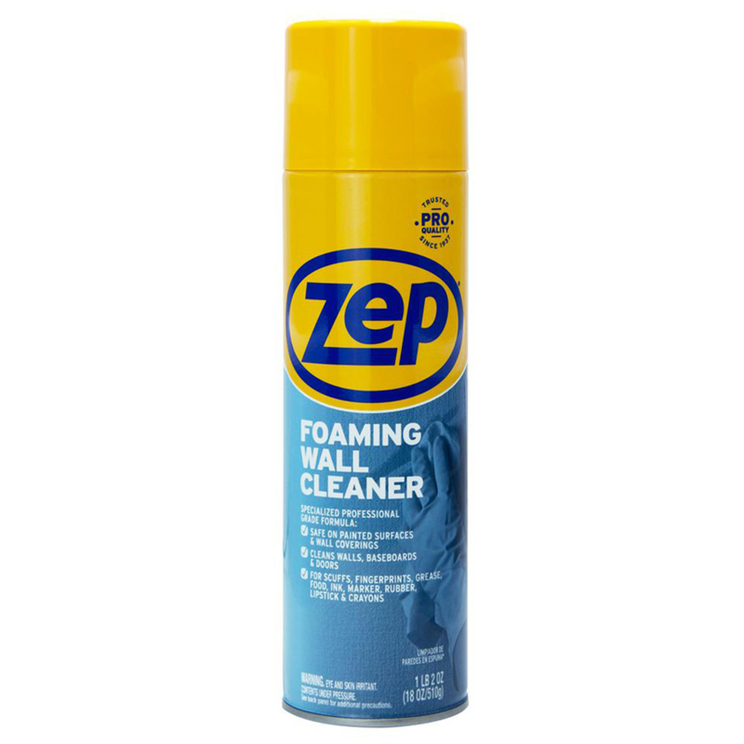 Foaming Wall Cleaner 18 Ounce Aerosol Can for Effective Surface Cleaning