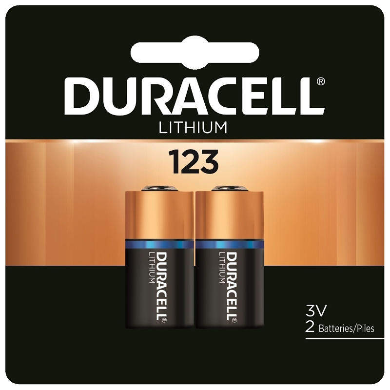 Duracell 123 Ultra Lithium Battery (2-Pack)