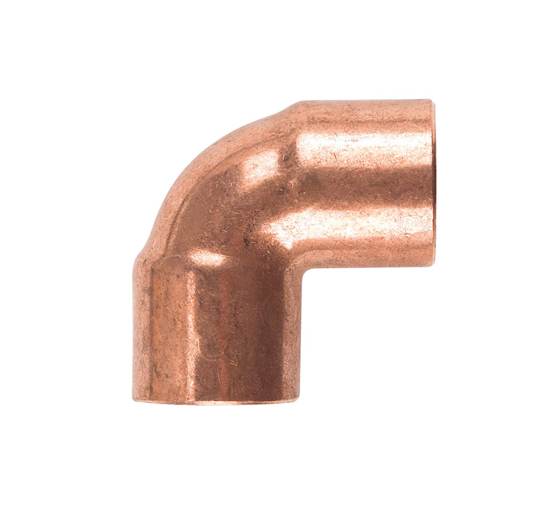 NIBCO 1/2 In. CxC 90 Deg. Close Ruff Copper Elbow (1/4 Bend) (10-Pack)