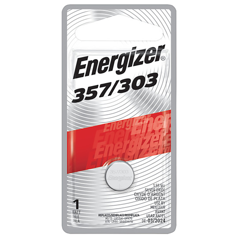 Energizer 357/303 Silver Oxide Button Cell Battery