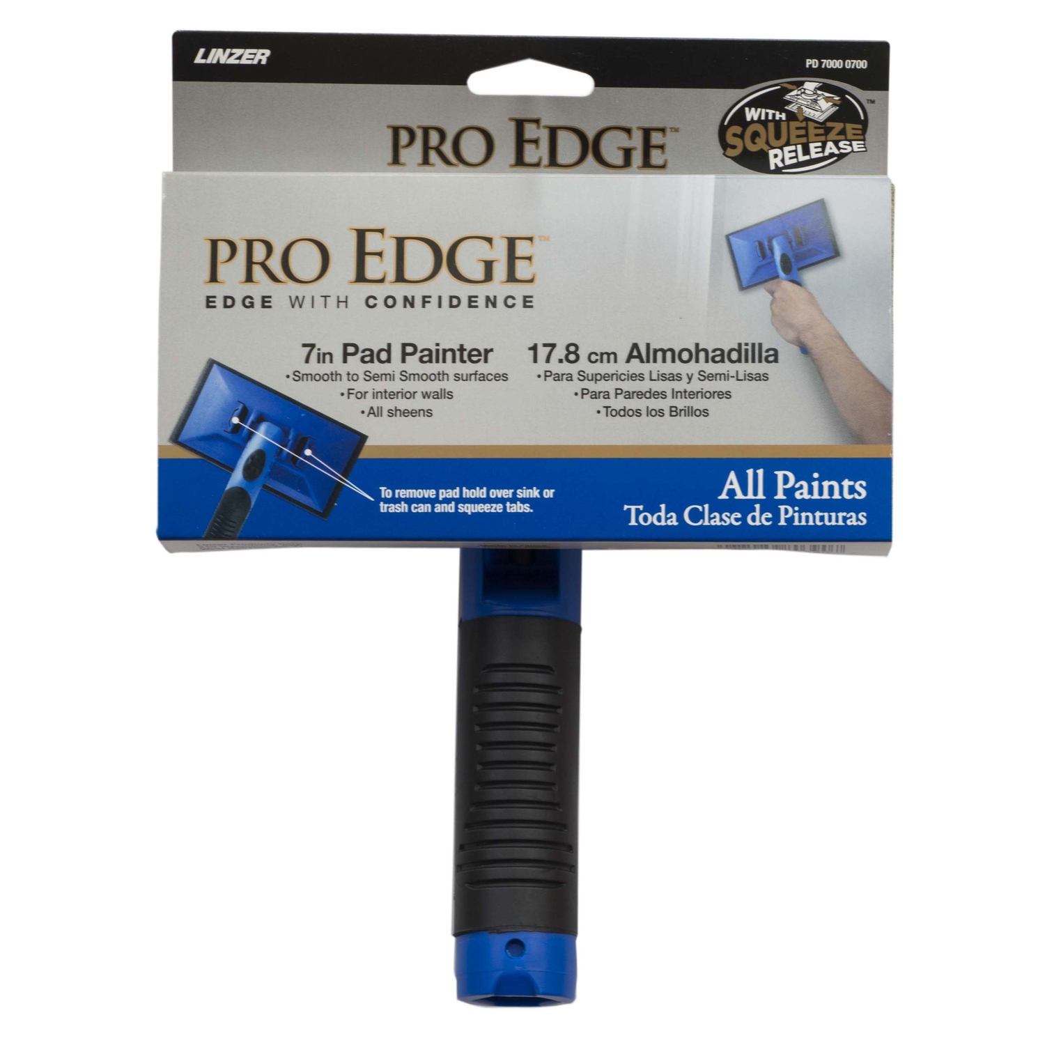 7 In. Pad Painter For Smooth Surfaces With Comfort Grip Handle