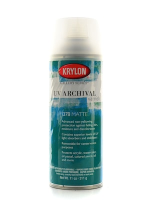 Gallery Series 11 Ounce Uv Archival Varnish Spray, Matte Finish, Model K1378