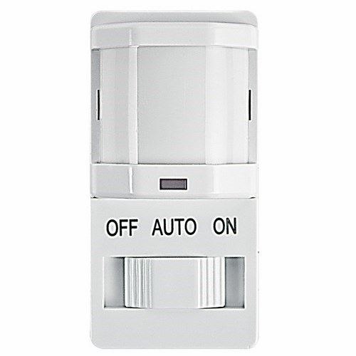 Ios Series 500-watt Pir Occupancy Sensor With Manual Override And 150-degree Coverage