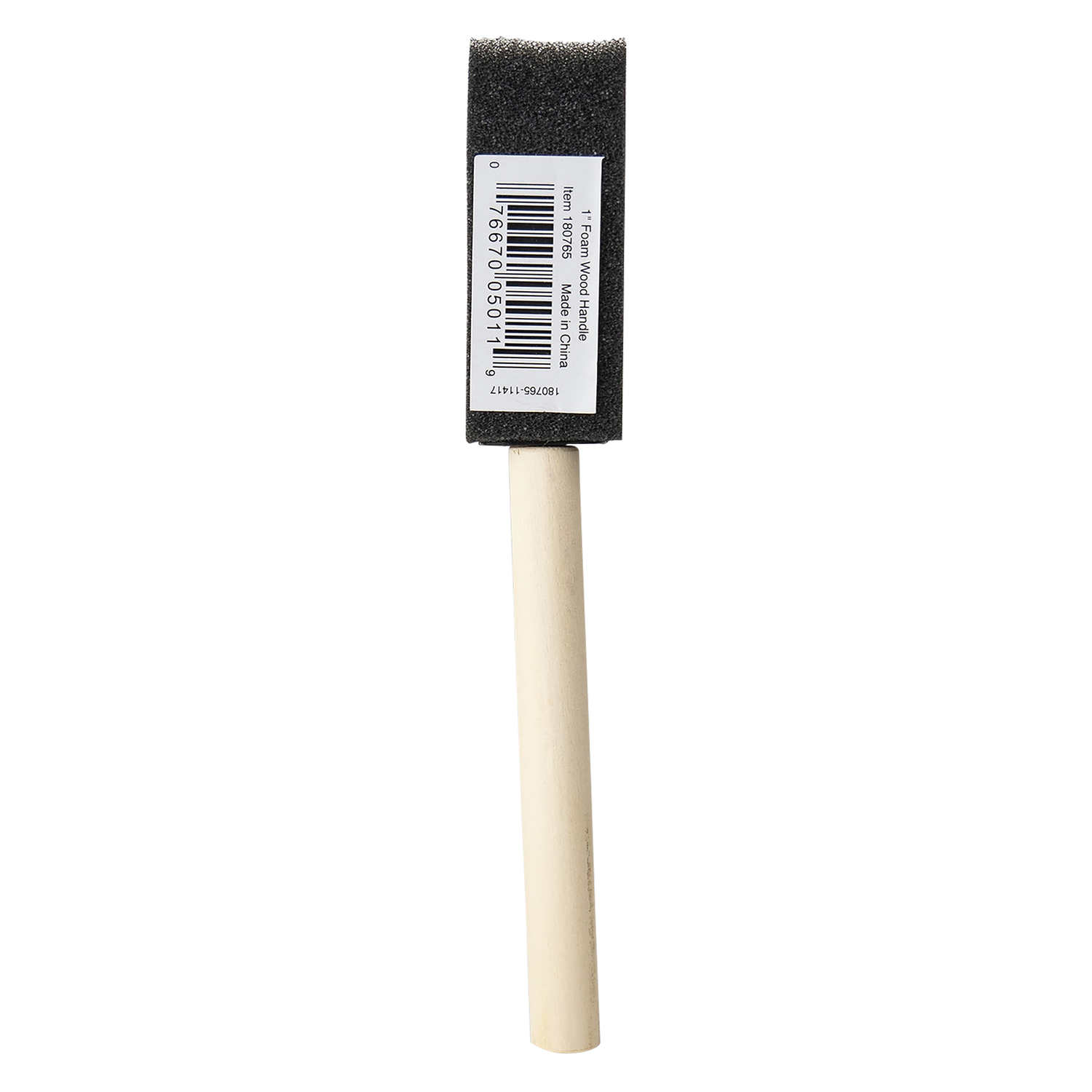 1 Inch Foam Wood Handle Paint Brush For Smooth Surfaces