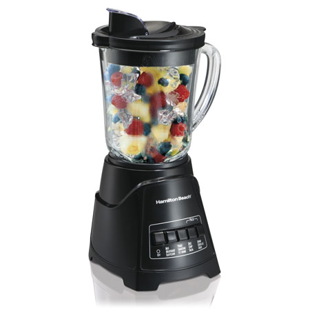 Power Elite Multi-function Blender 58146 With Glass Jar, Black