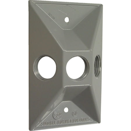 Weatherproof Electrical Cover 5946-1 Gray Outdoor Box Cover