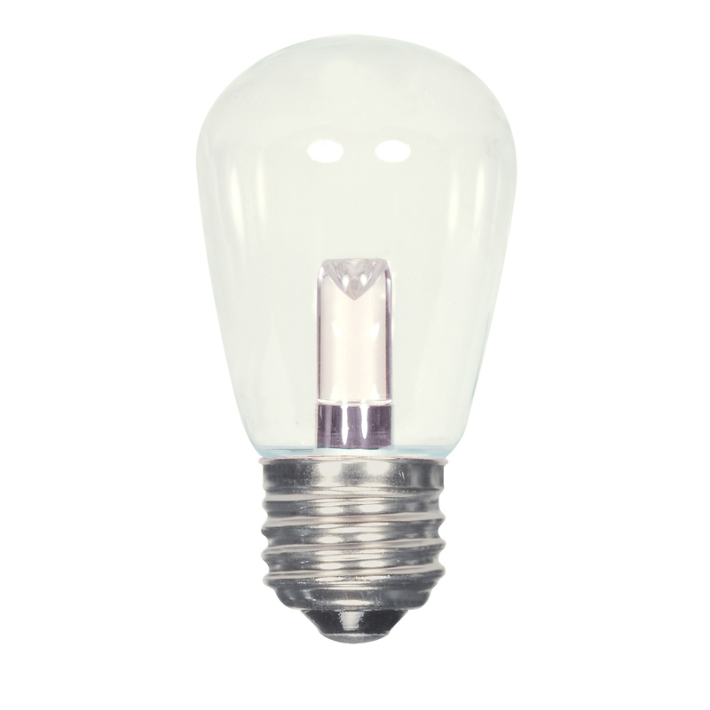 Satco Lighting S9174 Clear Satco Lighting S9174 Single 1.4 Watt Medium (E26) Led Bulb